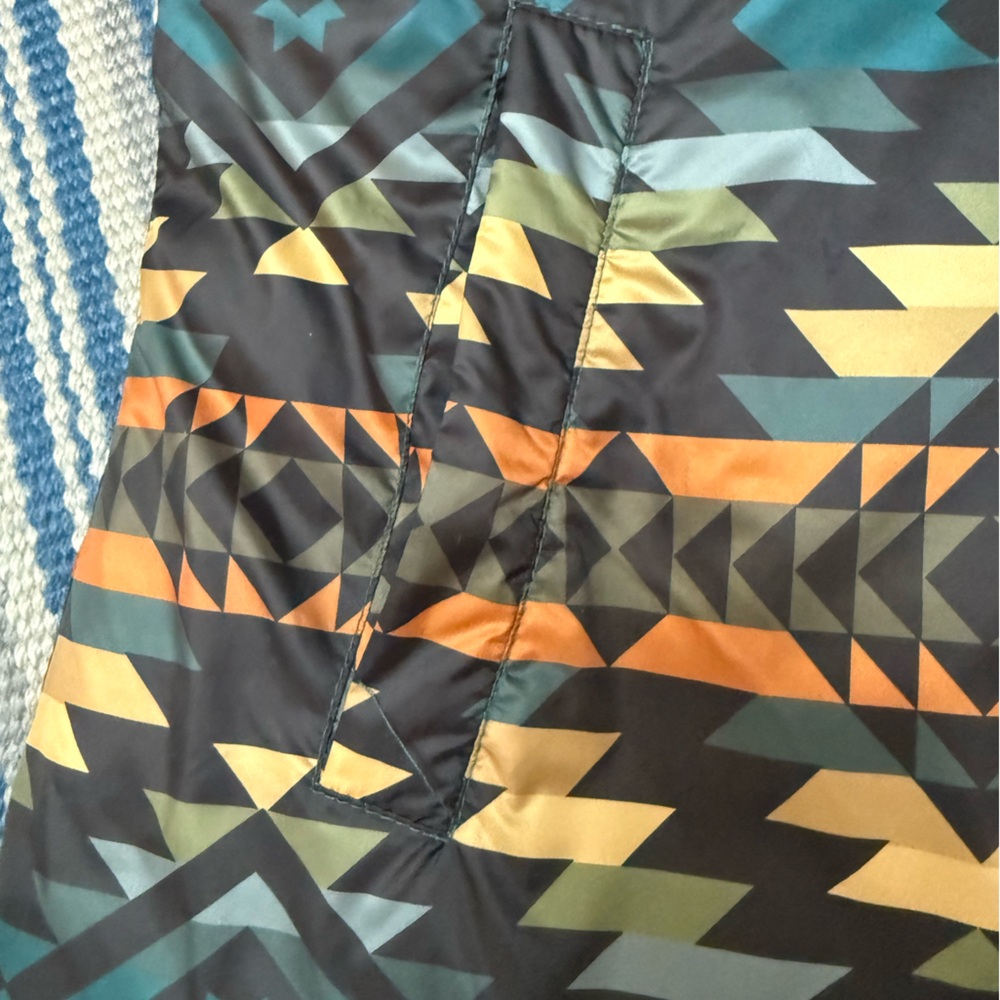 Pendleton Multicolor Patterned Reversable Puffer … - image 6